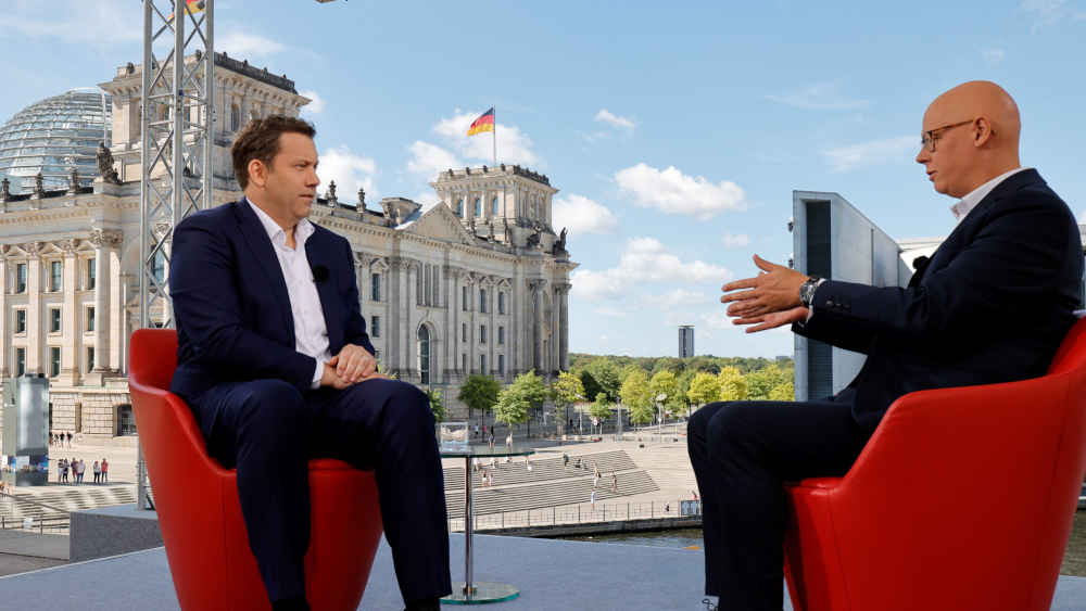 ARD-Sommerinterview mit Lars Klingbeil (Archivbild)