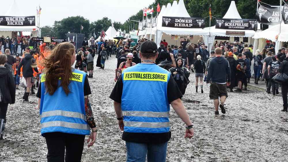 Auch in diesem Jahr sind beim Wacken Open Air wieder Seelsorger der Nordkirche im Einsatz