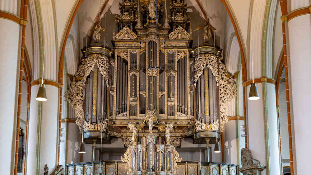 Orgel in der evangelischen Hauptkirche St. Johannis in Lüneburg