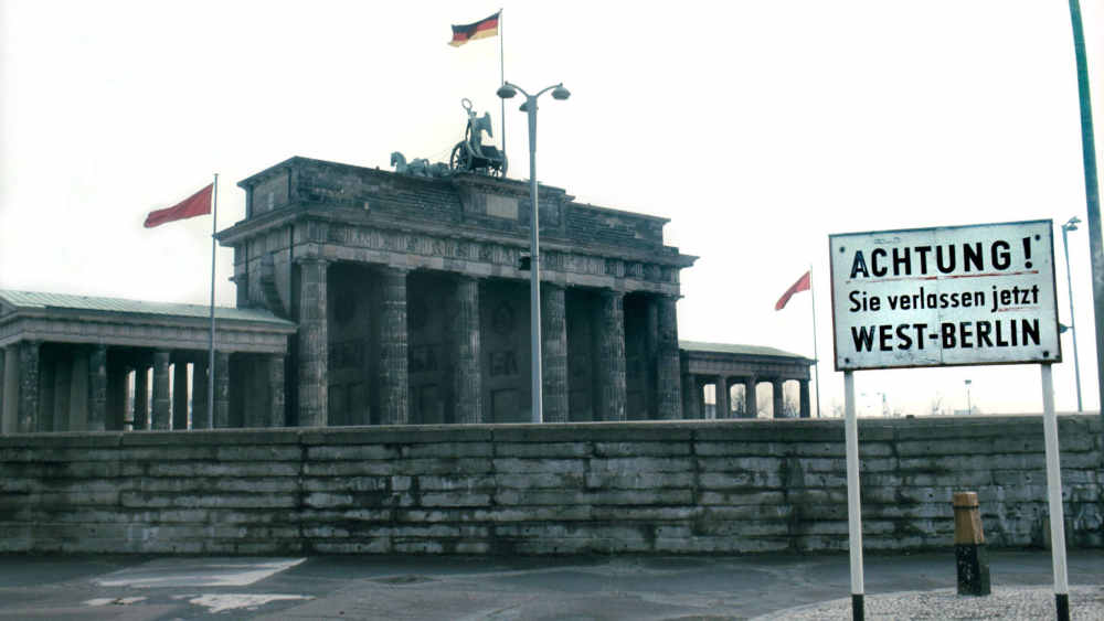 Die Berliner Mauer im Jahr 1983