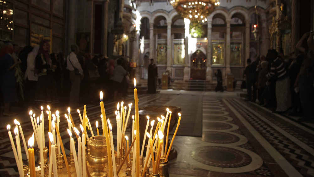 Griechisch-orthodoxe Kapelle in der Grabeskirche in Jerusalem (Archivbild)