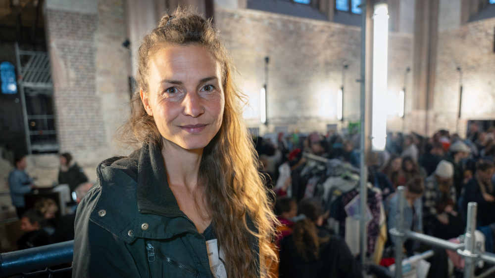 Miriam Heil ist verantwortlich für die Kleidertauschbörse "Kleid@Night" 