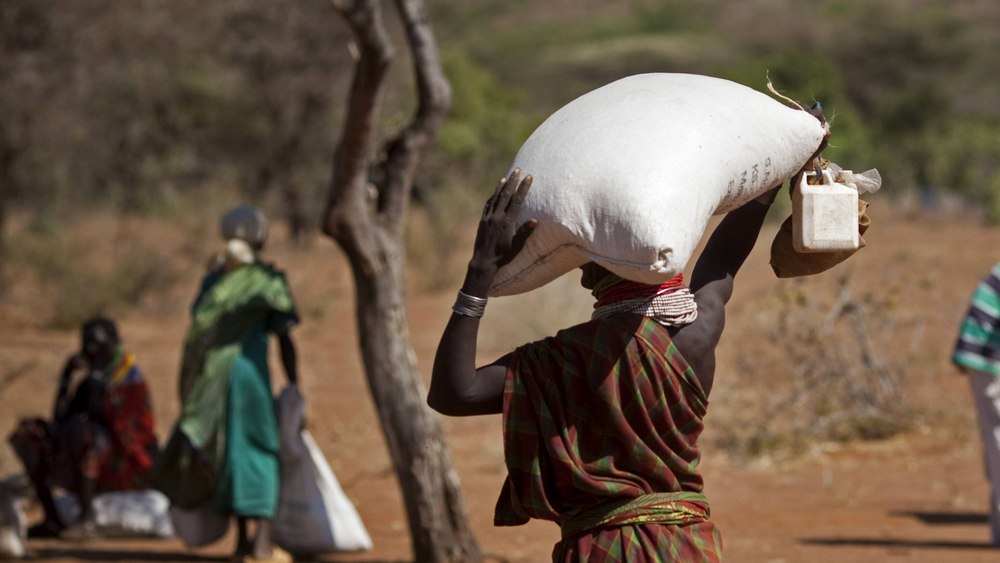 Das Berliner Entwicklungsministerium gibt weniger Geld, auch für Lebensmittelverteilung wie hier in Kenia