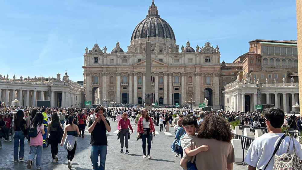Auf dem Petersplatz in Rom finden zum Vatikan-Welttreffen Konzerte statt (Archivbild)