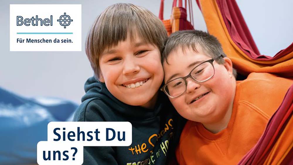 Unter dem Motto ‚Siehst du mich?‘ machen die v. Bodelschwinghschen Stiftungen Bethel mit einer bundesweiten Plakataktion auf Inklusion und gelebte Teilhabe aufmerksam