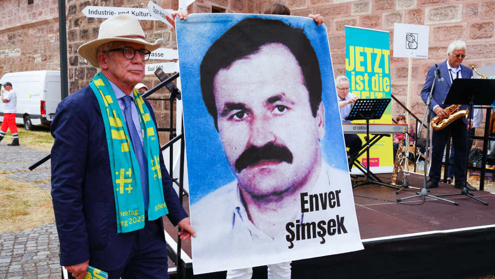 Gedenken an Enver Simsek und anderer Opfer der NSU-Morde (Archivbild)