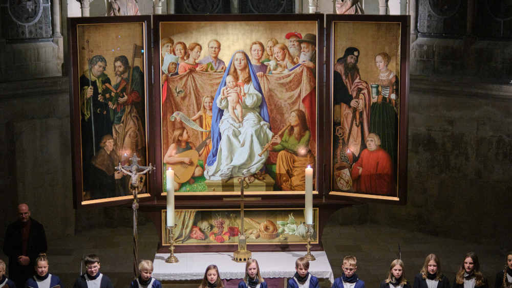 Der Altar aus dem Naumburger Dom reist nach Rom, während Icomos seine Wirkung auf die Stifterfiguren kritisiert