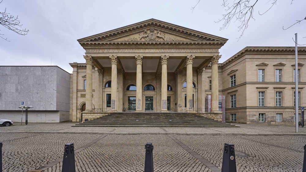 Die denkmalgeschützte Fassade des Parlaments hatte der Syrer mit „Free Gaza“ besprüht (Archivbild)