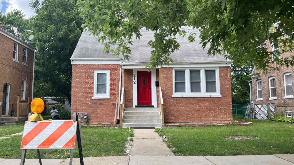 Das Elternhaus von Papst Leo XIV. (Foto vom 29.06.2025) liegt in einer nicht besonders schoenen, aber ruhigen Nachbarschaft in einem Chicagoer Vorort und ist unscheinbar
