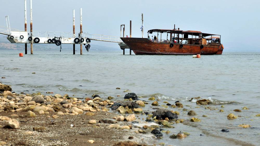 Der Wasserstand im See Genezareth ist gefährlich gesunken