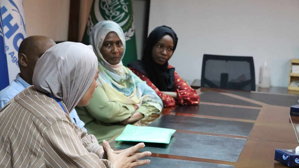 Besuch des UNHCR-Registrierungszentrums in Kairo und Gespräch mit sudanesischen Geflüchteten.