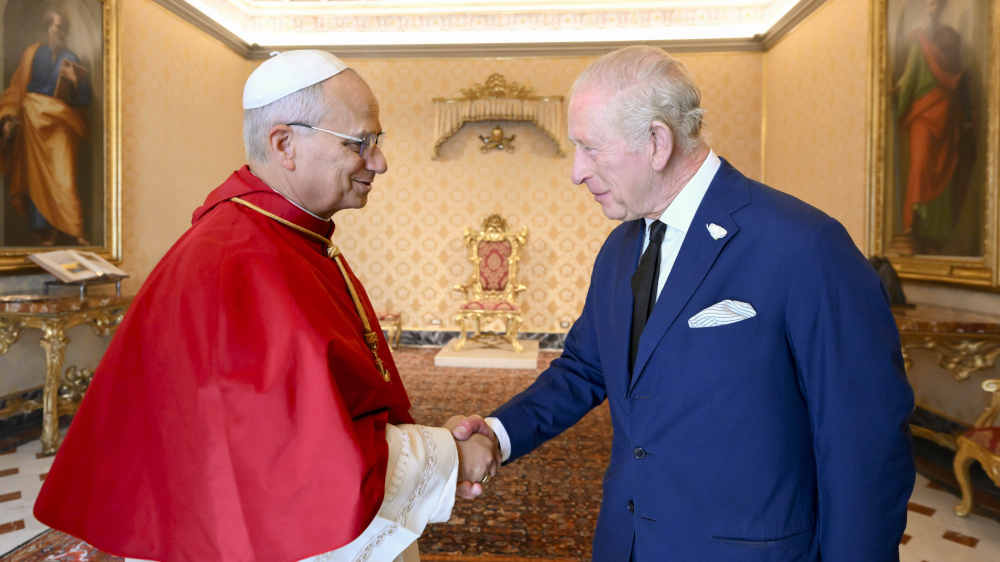 Image - Vatikan-Premiere: Papst und König Charles III. beten gemeinsam