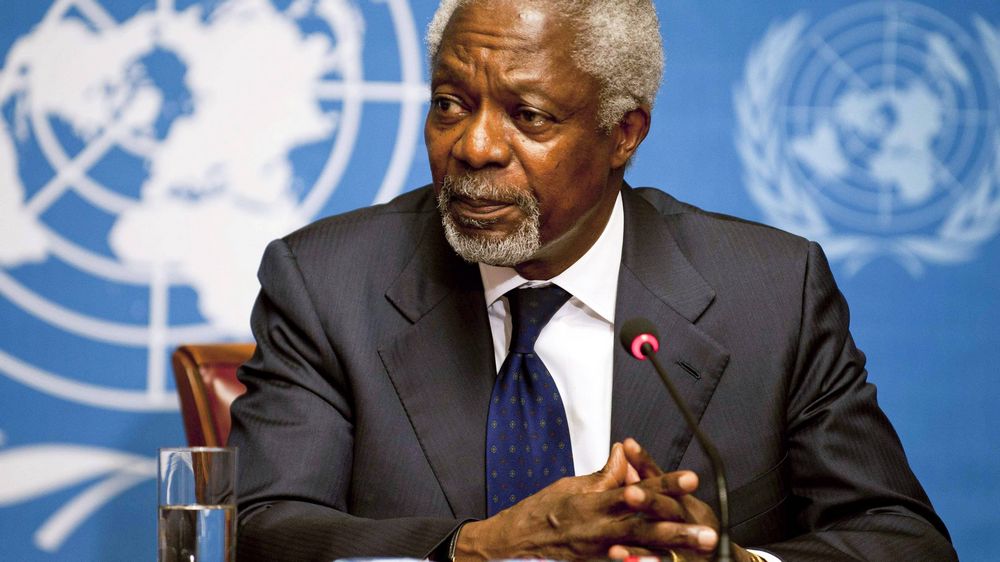 Der Ghanaer Kofi Annan war von 1997 bis 2006 UN-Generalsekretär