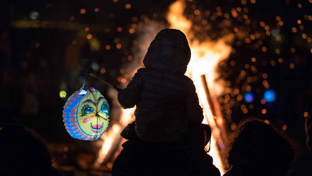 Eine besondere Atmosphäre für Jung und Alt - das Martinsfeuer 