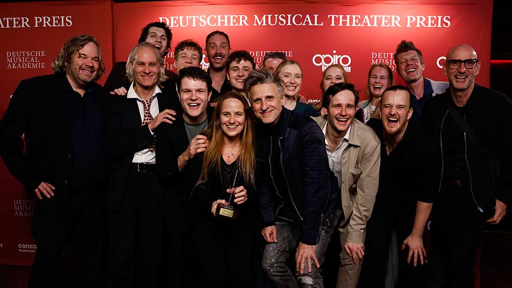 Das Ensemble des Musicals "Die weiße Rose" räumte groß ab