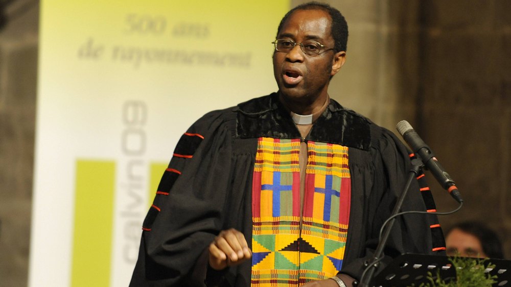 Pfarrer Setri Nyomi aus Ghana, langjähriger Generalsekretär der Reformierten