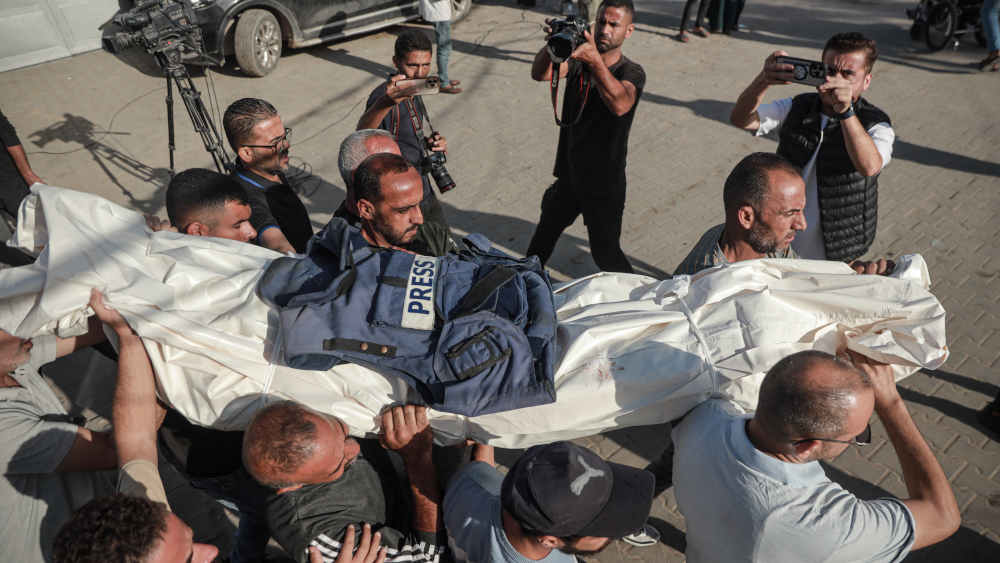 Bei einem Angriff auf den Standort von PMP in Gaza starb ein Mitarbeiter der Firma, die das ZDF unterstützte