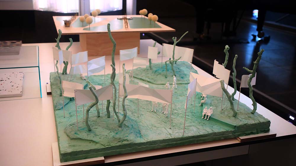 Bei einer Ausstellung im Jahr 2024 wurde das Modell für das Freiheits- und Einheitsdenkmal in Leipzig präsentiert