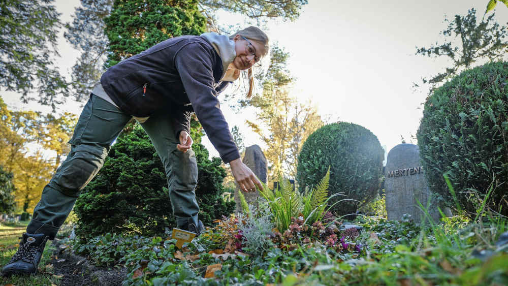 Die 28-jährige Jasmin Laudenbach hat bei der diesjährigen deutschen Meisterschaft junger Friedhofsgärtner den zweiten Platz belegt