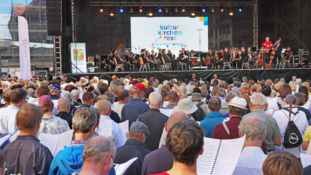 Tausende Menschen waren im August in der Europäischen Kulturhauptstadt Chemnitz zu einem Kulturfest der Kirchen zusammengekommen
