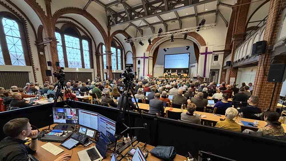 Die Synode der Evangelischen Kirche von Westfalen tagt traditionell im „Assapheum“ der v. Bodelschwinghschen Stiftungen Bethel in Bielefeld