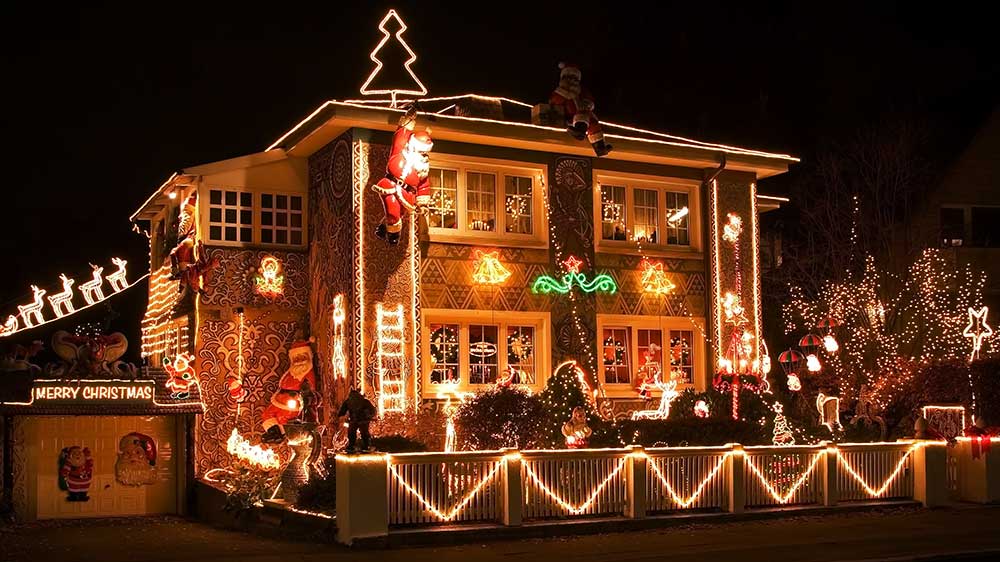 Schön anzuschauen, aber nicht unbedingt gut für die Tierwelt: Diese Weihnachtshaus in Hamburg lockt Deko-Fans