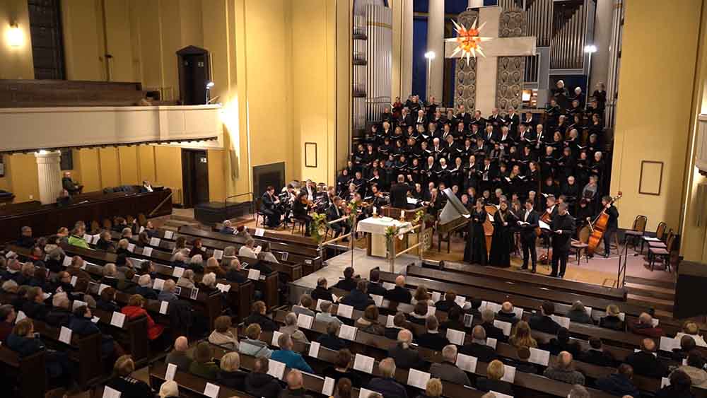 Abschiedskonzert für Kirchenmusikdirektor Reinhard Seeliger in der voll besetzten Görlitzer Kreuzkirche