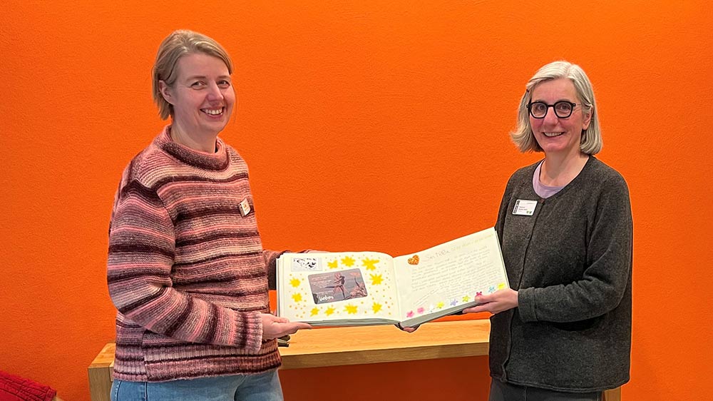 Anja Metzelaers (li.) und Anette Stork vom Kinderhospiz Bethel