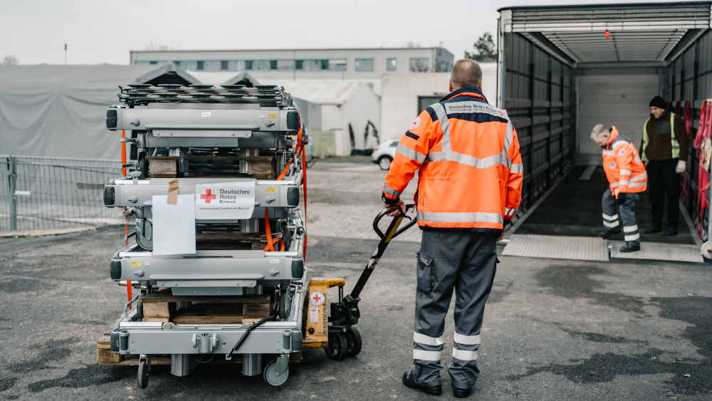 Hilfstransporte in die Ukraine: Freiwillige und DRK engagieren sich weiter