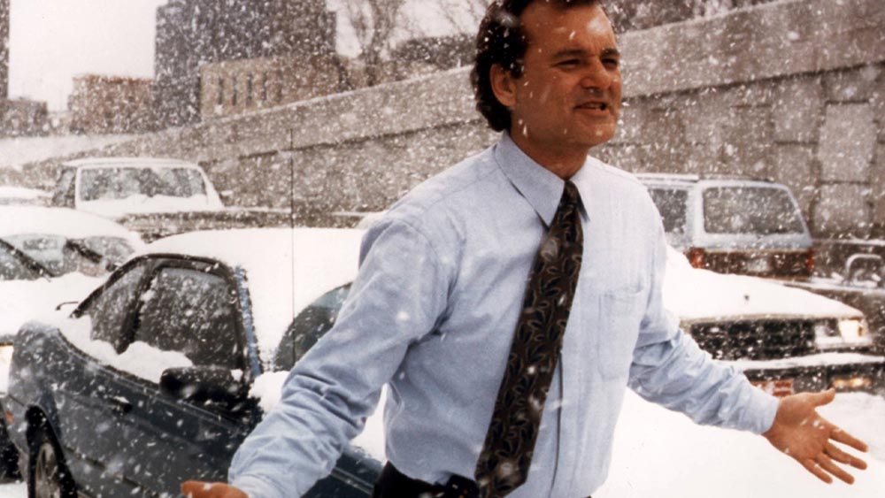 Bill Murray erlebt im Film "Und täglich grüßt das Murmeltier den gleichen Tag immer wieder