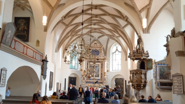 Trinitatiskirche Finsterwalde innen Trinitatiskirche Finsterwalde innen